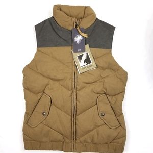 EUC Filson Calfskin Goose Down Down Puffer Vest (excellent used condition)